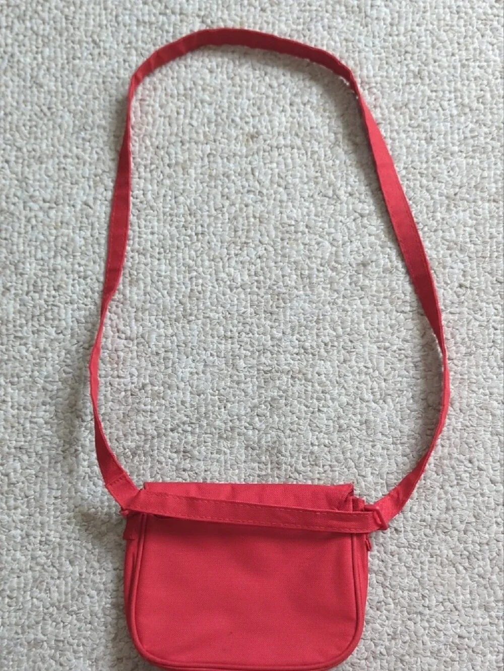 Hello Kitty Red Crossbody Purse with Character Print